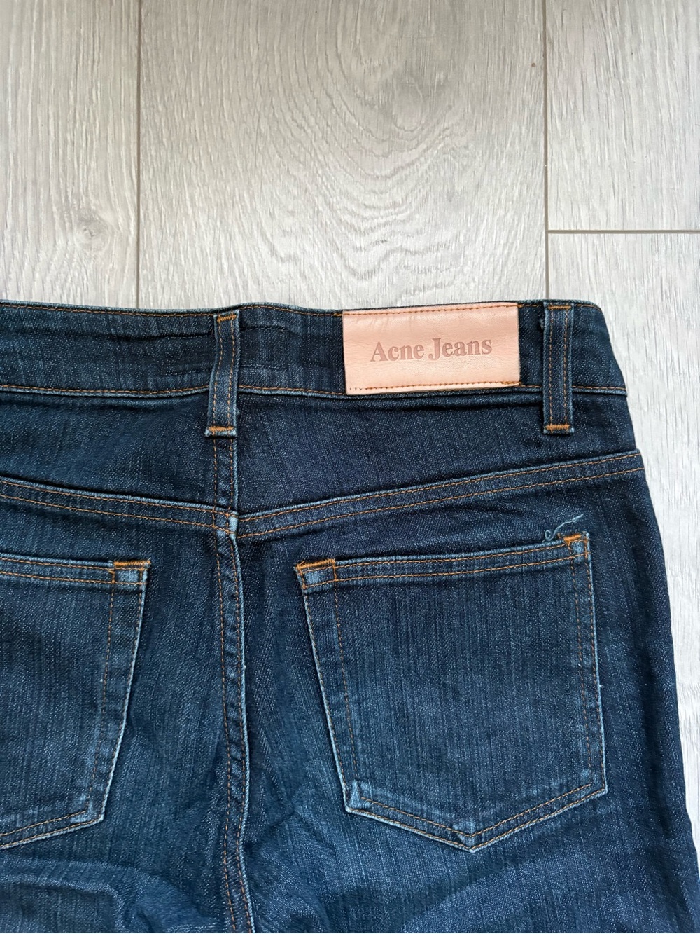 Acne Skinny Jeans in Dark Indigo